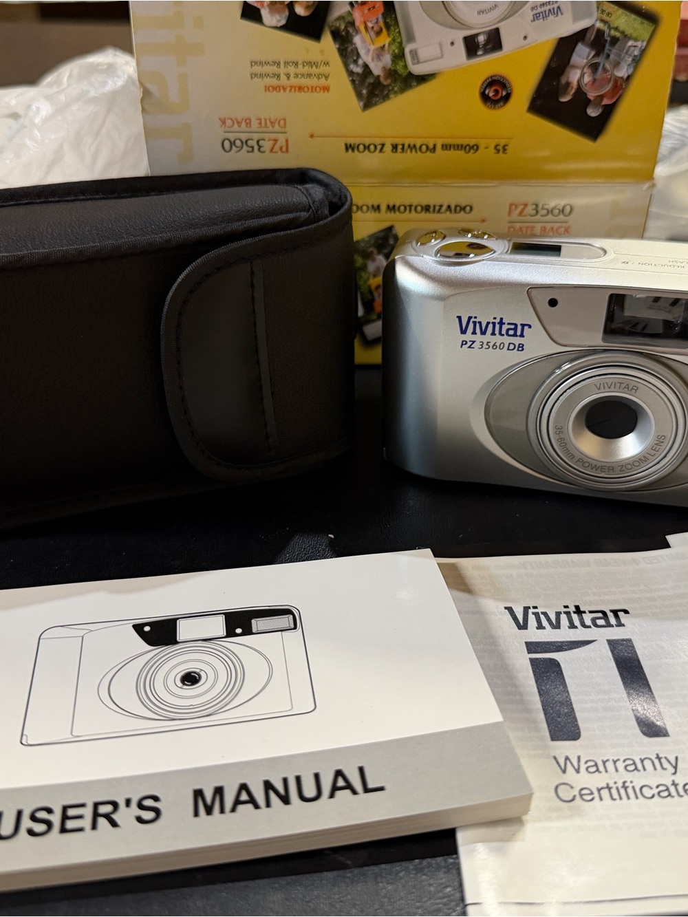 Vivitar PZ3815 DB AF 38-150mm Point and Shoot Camera power zoom lens NEW w/ case